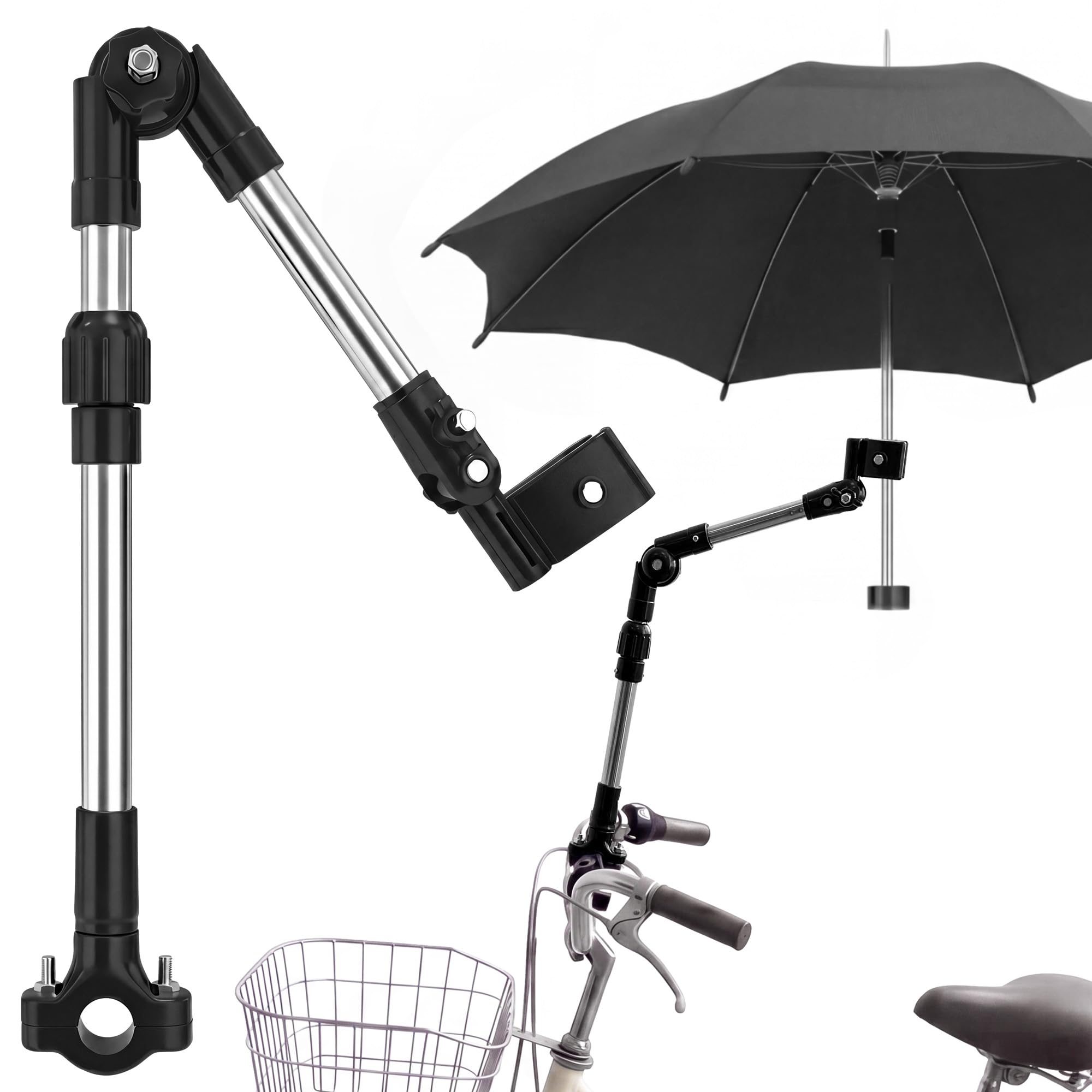 Amazon｜GOKEI 自転車用 傘スタンド 自転車 ベビーカー 傘ホルダー 高